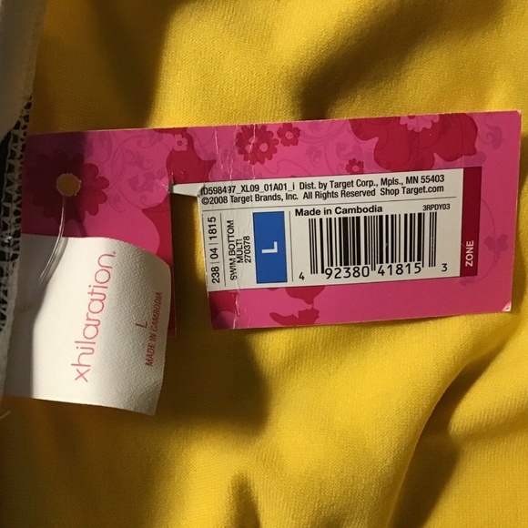 🦋Xhilaration Zebra Bikini Bottom Large NWT! - Picture 5 of 6